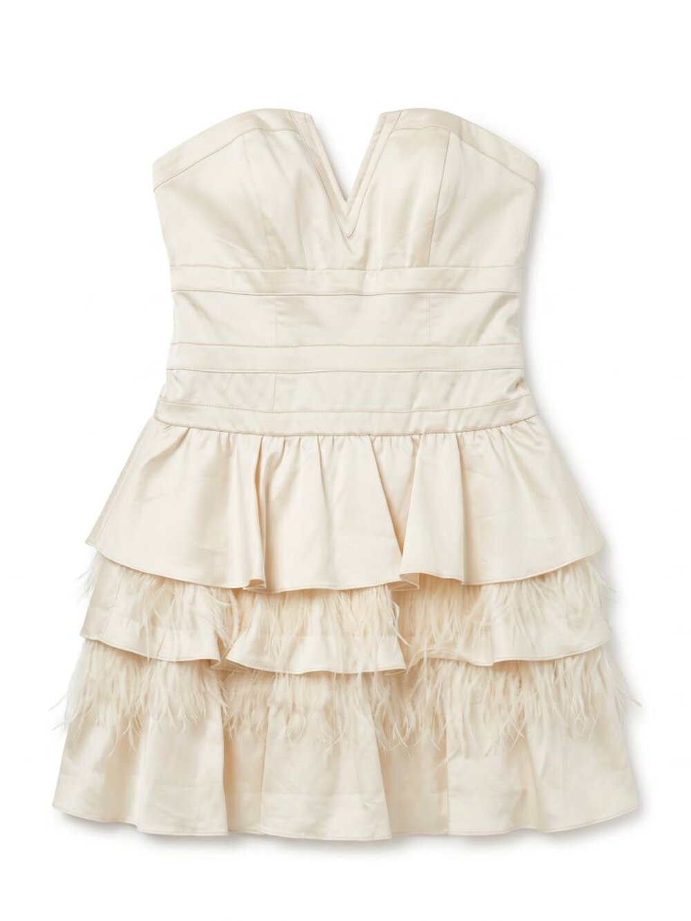 Tiered cocktail party mini dress